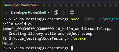 GPU Programming 3: CUDA Setup